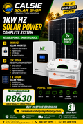 1kw solar combo with 100AH lithium battery