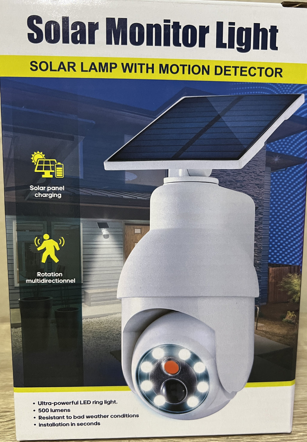 Solar Motion sensor dictector light